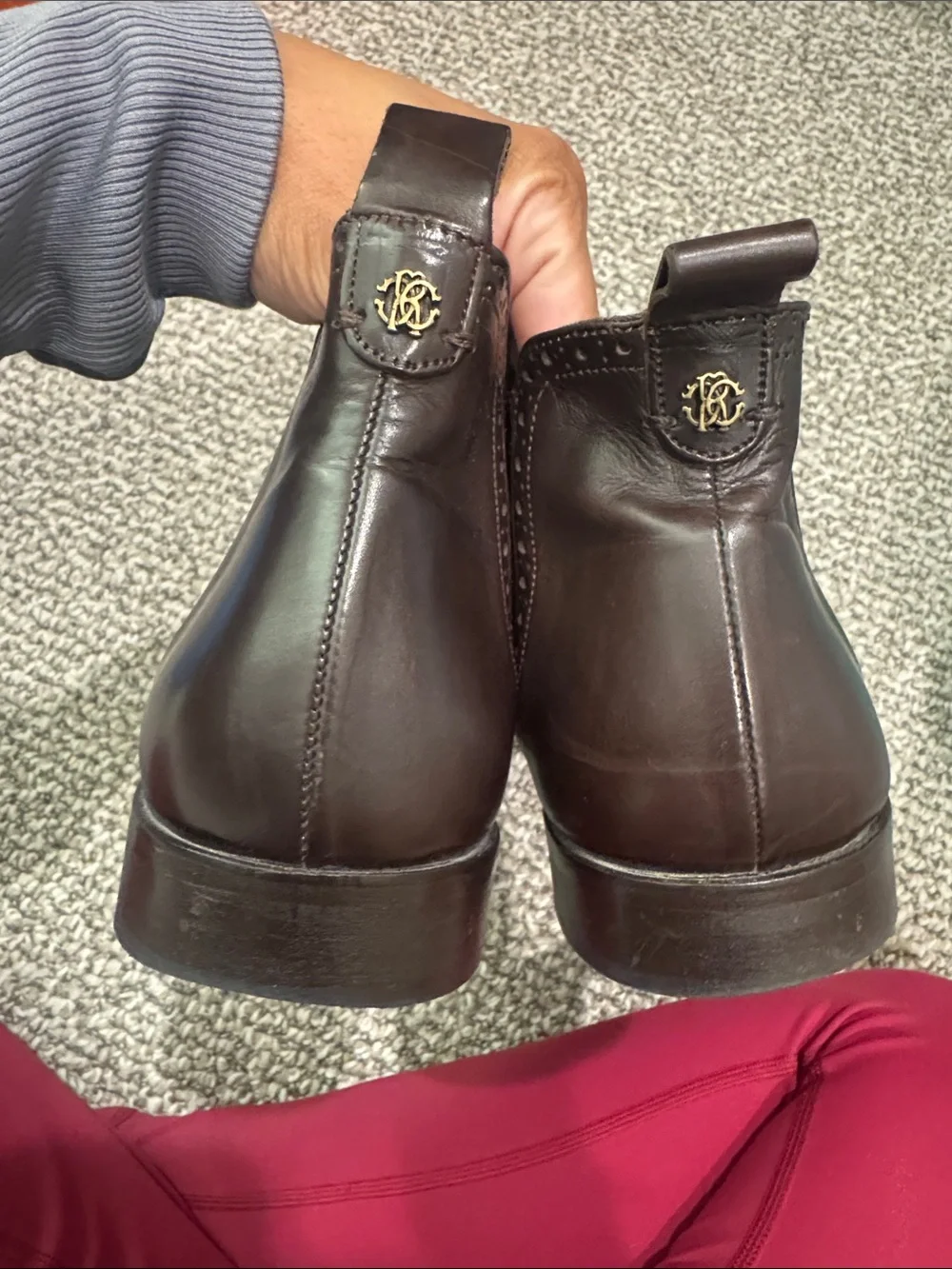 Roberto Cavalli Leather Boots